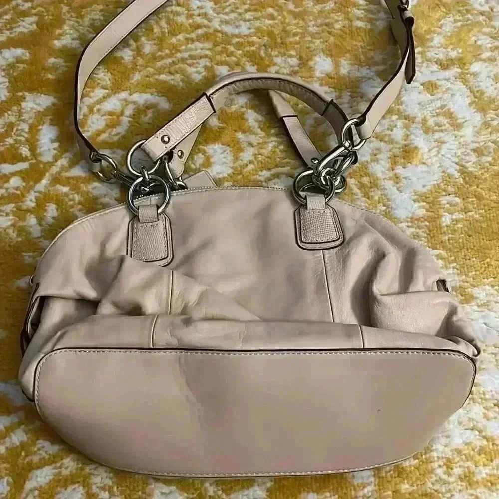 Coach leather shoulder bag purse - Picture 5 of 12